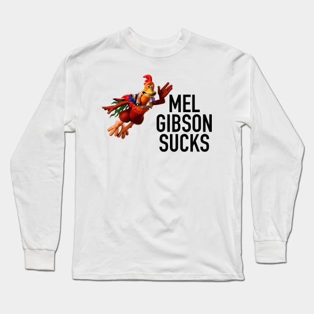 Chicken Racist Long Sleeve T-Shirt by PlanetWeirdPod